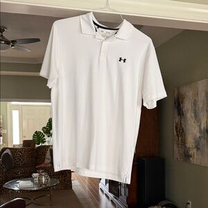 Under Armour Men's Classic White Polo